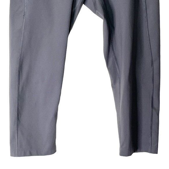 Girlfriend Collective Gray Cropped Leggings High Rise Women’s Size Small Pocket - Picture 3 of 11